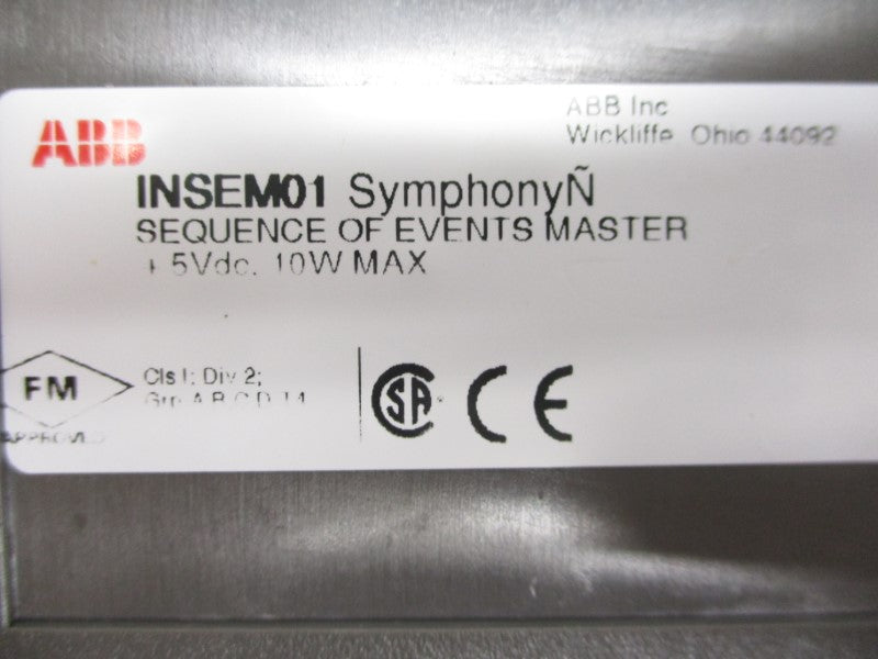 ABB INSEM01 +5VDC NSMP