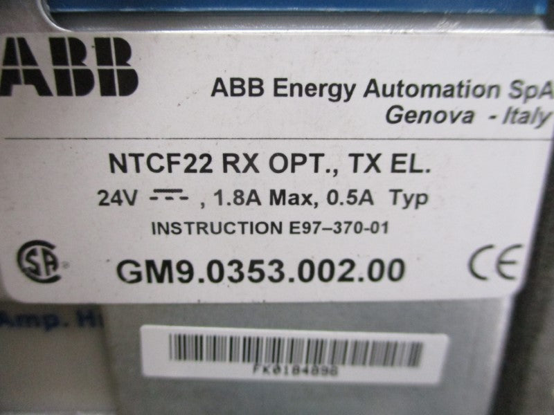 ABB NTCF22 24V 1.8A NSNP