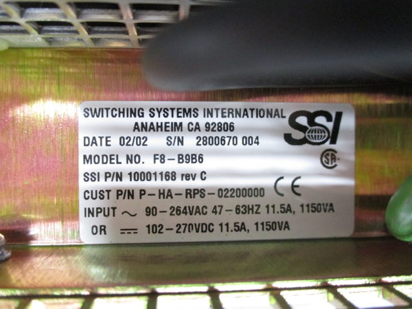 ABB P-HA-RPS-02200000 90-264VAC 11.5A NSMP