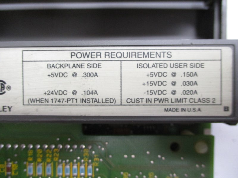 ALLEN BRADLEY 1746-HS SER. A 24VDC .3A UNMP