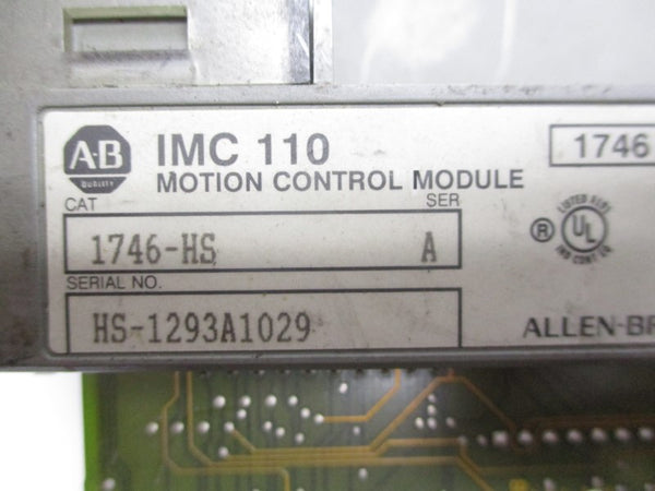 ALLEN BRADLEY 1746-HS SER. A 24VDC .3A UNMP