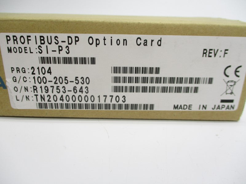 YASKAWA SI-P3 REV: F NSMP
