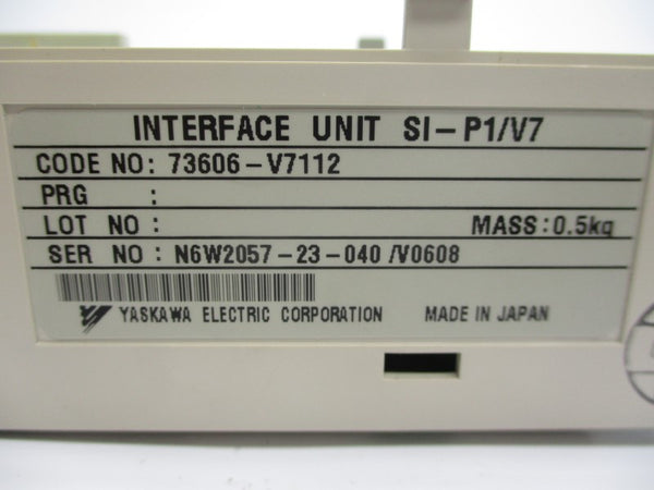 YASKAWA SI-P1/V7 NSMP