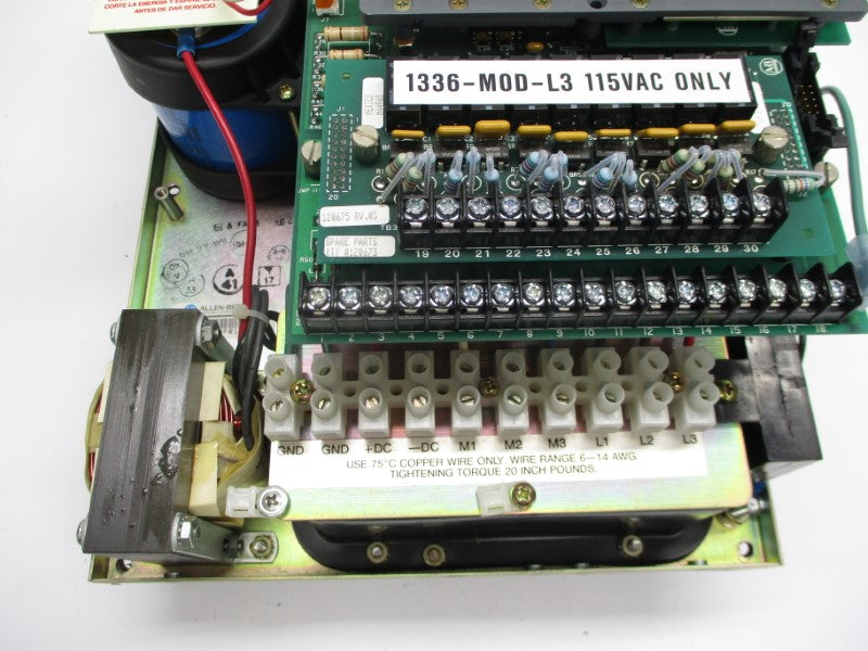 ALLEN BRADLEY 1336-B007-E0D-L3 SER. A 380-460V 13.3A NUPI