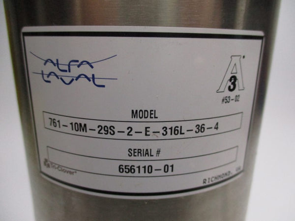 ALFA LAVAL 761-10M-29S-2-E-316L-36-4 NSNP