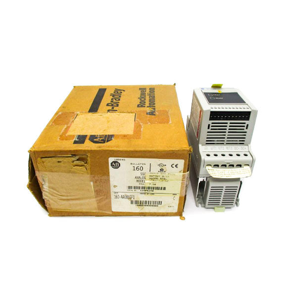 ALLEN BRADLEY 160-AA08NSF1 SER. C F/W 7.06 200-240V 9.4A (BR/WH) NSMP