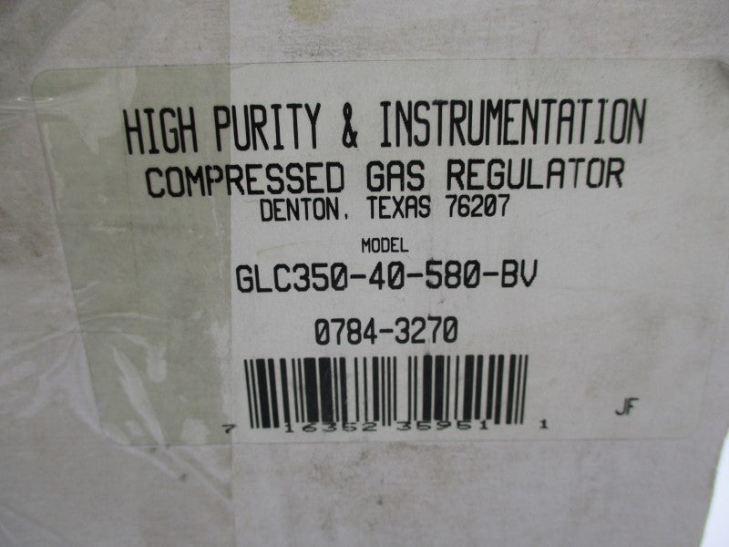 AGA GLC350-40-580-BV 500PSI NSMP