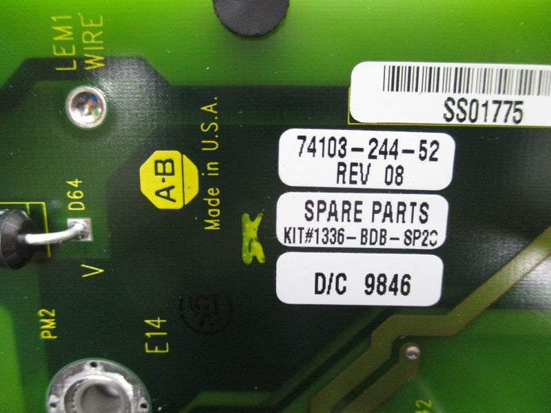 ALLEN BRADLEY 1336-BDB-SP20 REV. 08 NSNP