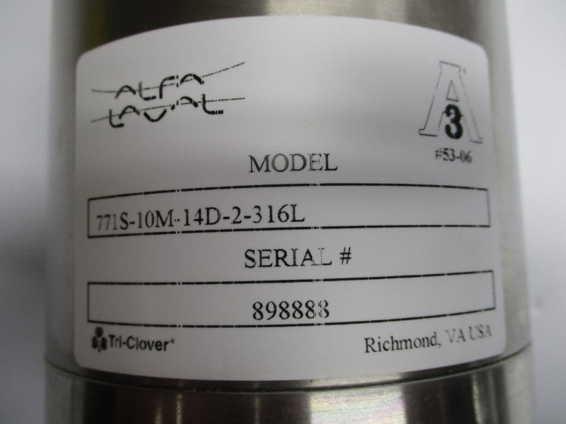 ALFA LAVAL 771S-10M-14D-2-316L 73N12F NSMP