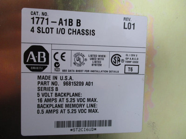 ALLEN BRADLEY 1771-A1B SER. B 5.25VDC 16A REV. L01 NSNP