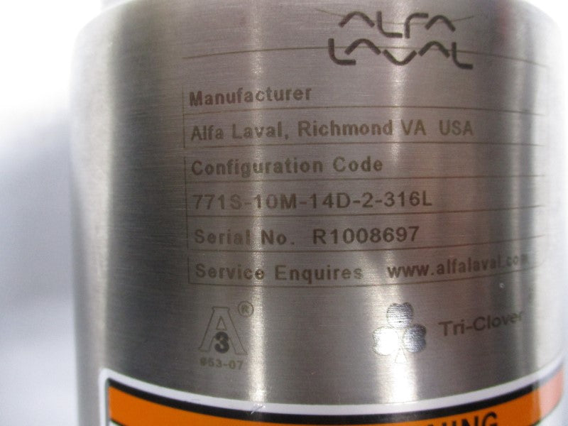 ALFA LAVAL 771S-10M-14D-2-316L 73N12F 1-3/4" NSNP