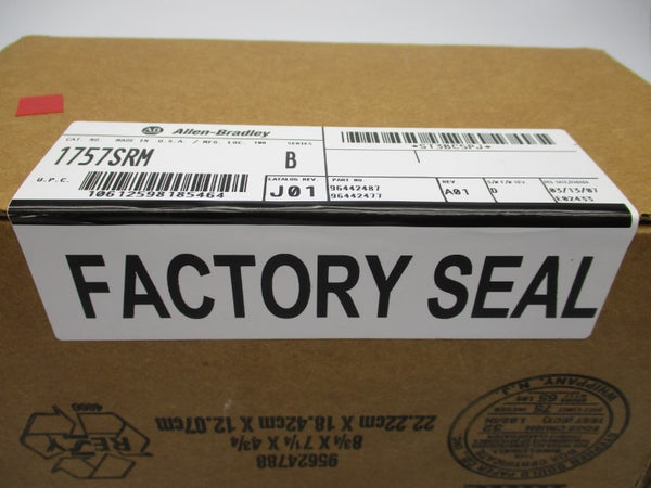 ALLEN BRADLEY 1757-SRM SER. B F/W D REV. A01 DATE: 2007 NSFS