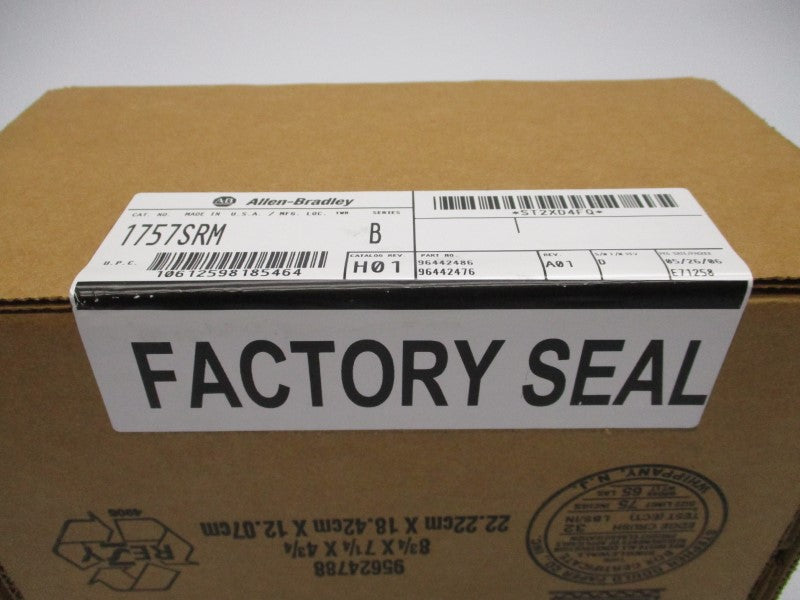 ALLEN BRADLEY 1757-SRM SER. B F/W D REV. A01 DATE: 2006 NSFS