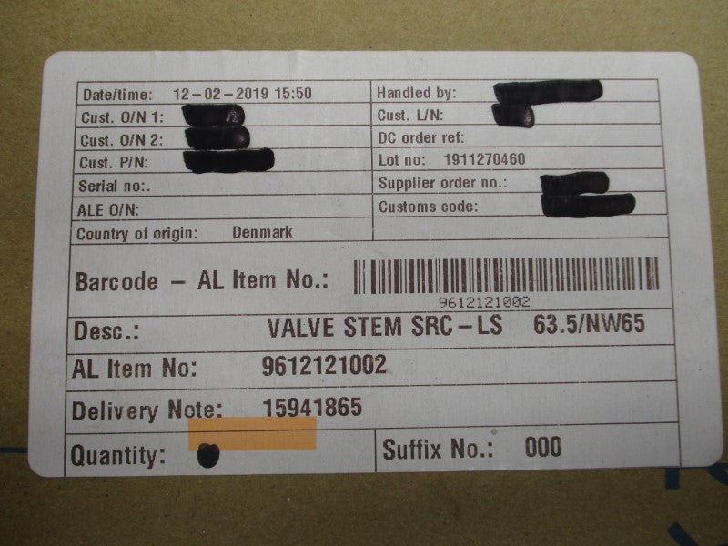 ALFA LAVAL 9612121002 NSMP