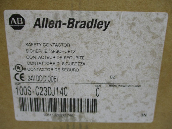 ALLEN BRADLEY 100S-C23DJ14C SER. C 24VDC (BR/WH) NSMP