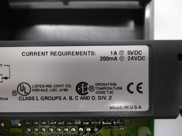 ALLEN BRADLEY 1747-L542 SER. B F/W 7 REV. 3 24VDC 1A (NO KEY) UNMP