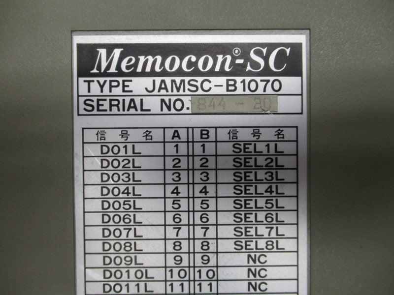 YASKAWA JAMSC-B1070 24V (AS PICTURED) UNMP