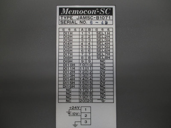 YASKAWA JAMSC-B1071 24V UNMP