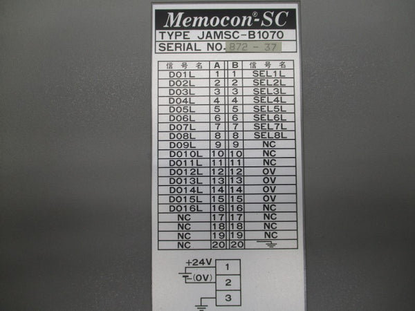 YASKAWA JAMSC-B1070 24V NSMP