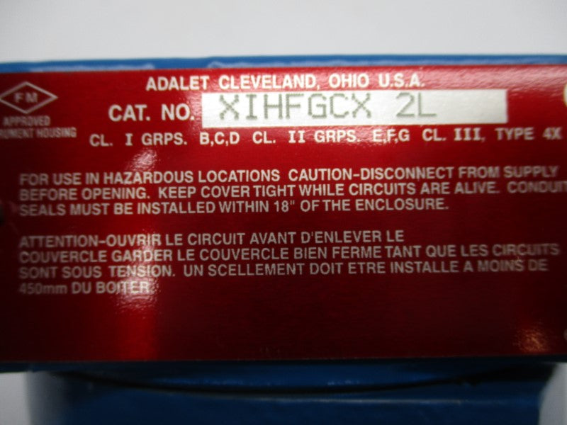 ADALET XIHFGCX2L 3/4" NSMP