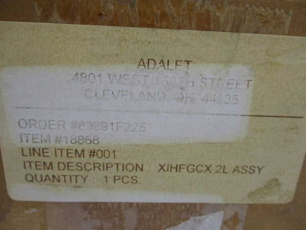 ADALET XIHFGCX2L 3/4" NSMP