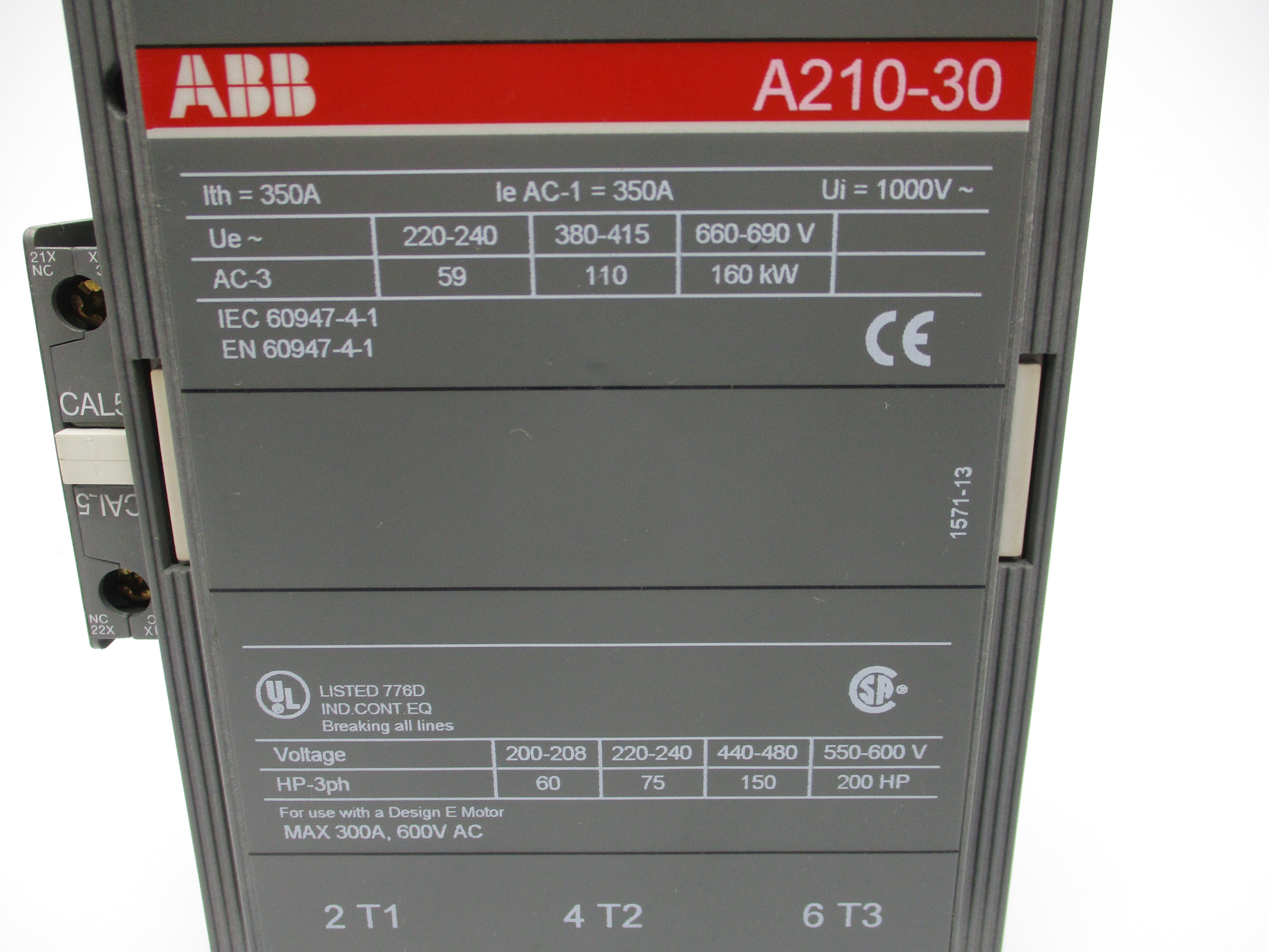 ABB A210-30-11 1SFL511001R8411 110-120V 350A NSMP