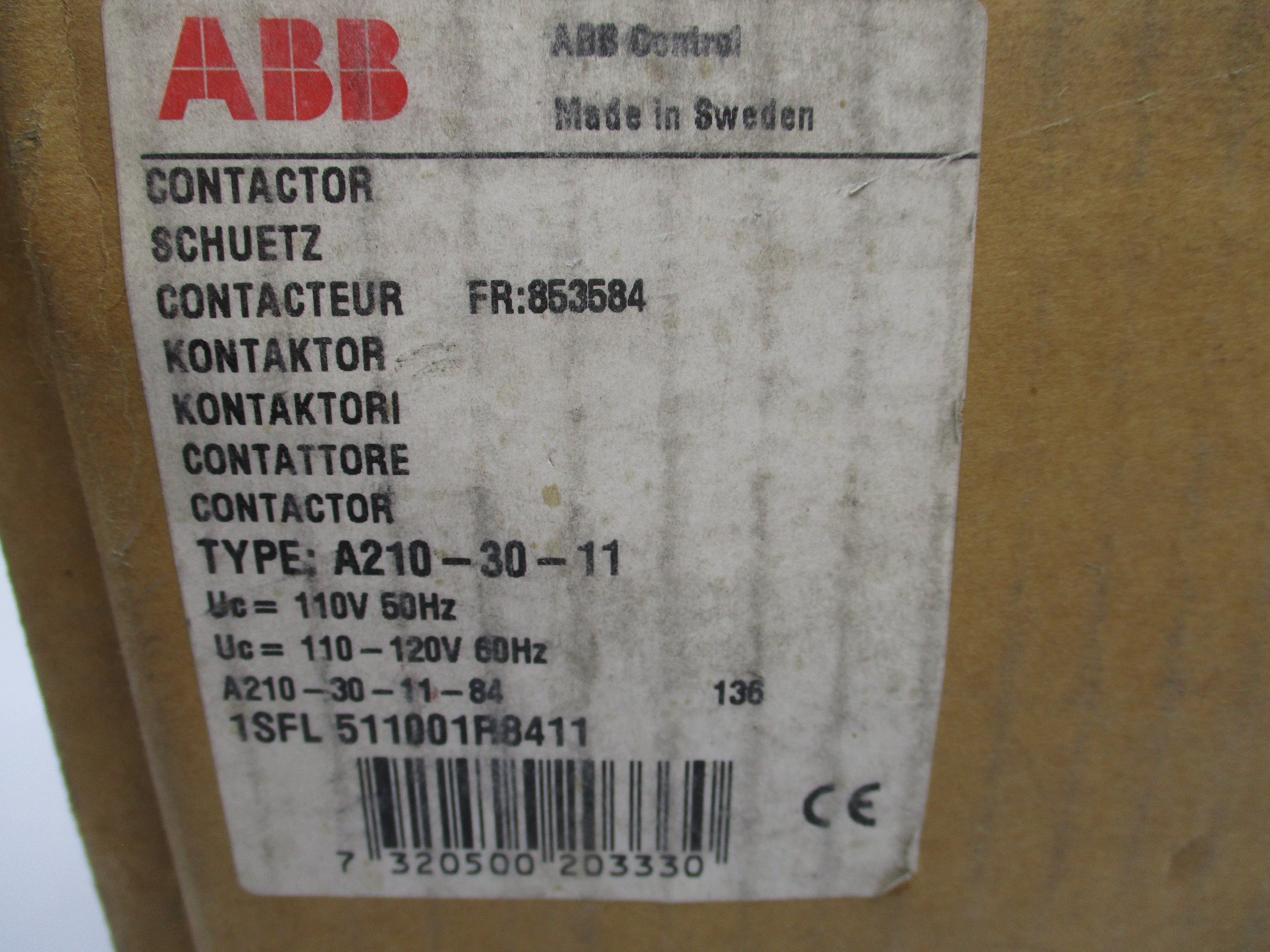 ABB A210-30-11 1SFL511001R8411 110-120V 350A NSMP
