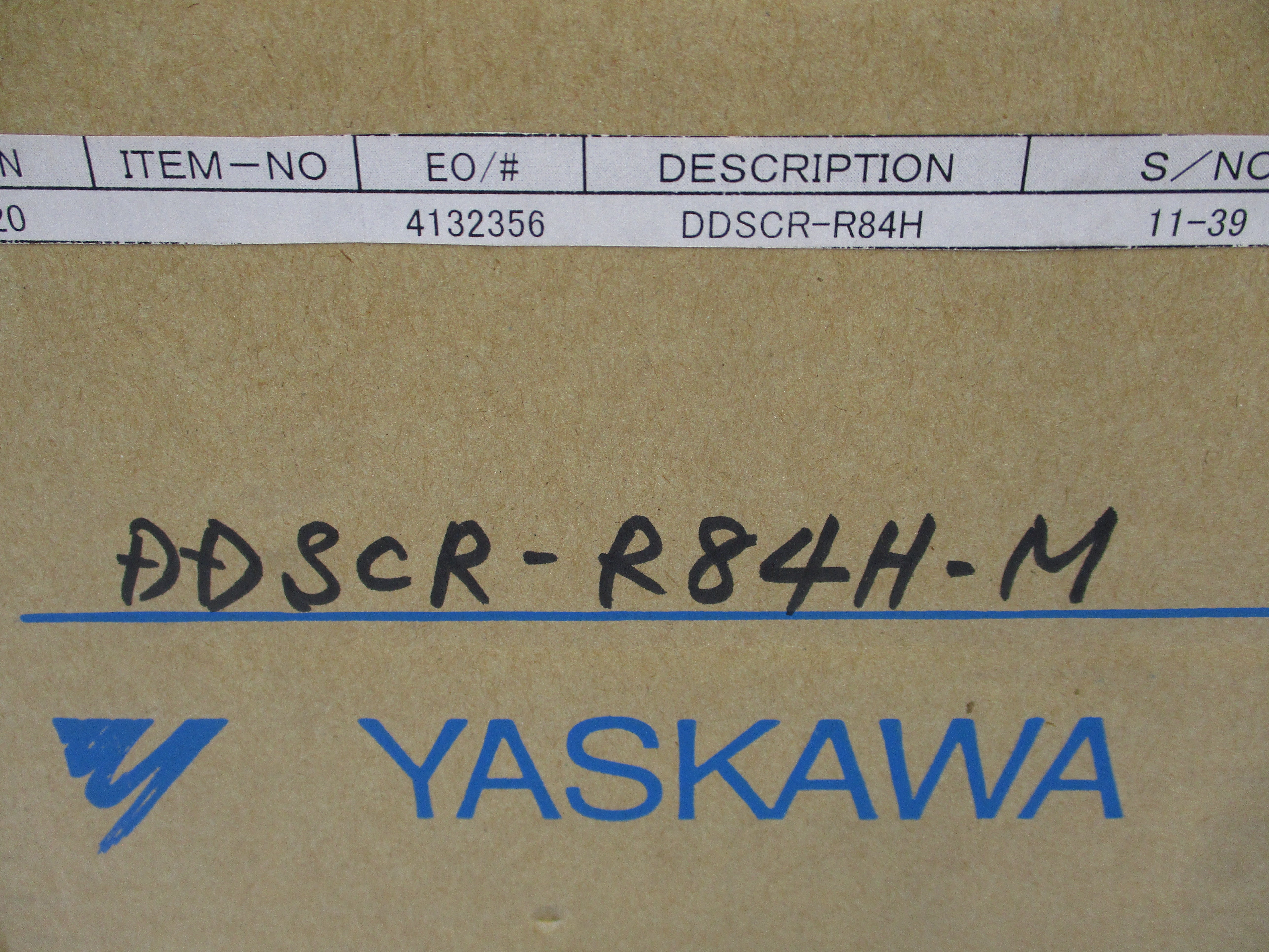 YASKAWA DDSCR-R84H-M NSFS