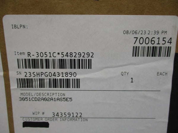 ROSEMOUNT 3051CD2A02A1AS5E5 NSFS