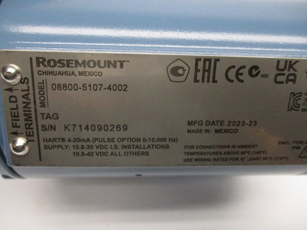ROSEMOUNT 08800-5107-4002 10.8-42VDC NSNP