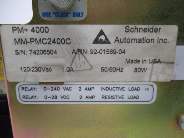 SCHNEIDER AUTOMATION MM-PMC2400C 120/230VAC 1A NSNP