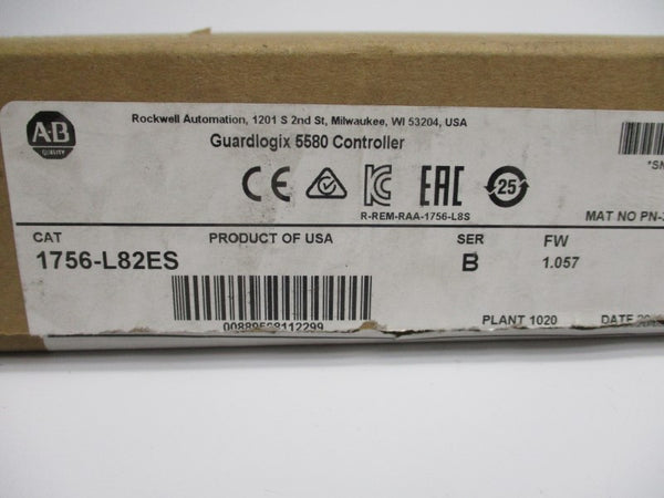 ALLEN BRADLEY 1756-L82ES SER. B F/W 1.057 5.1VDC NSMP
