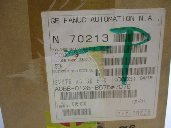 FANUC A06B-0128-B575#7076 114V 7.5A NSMP