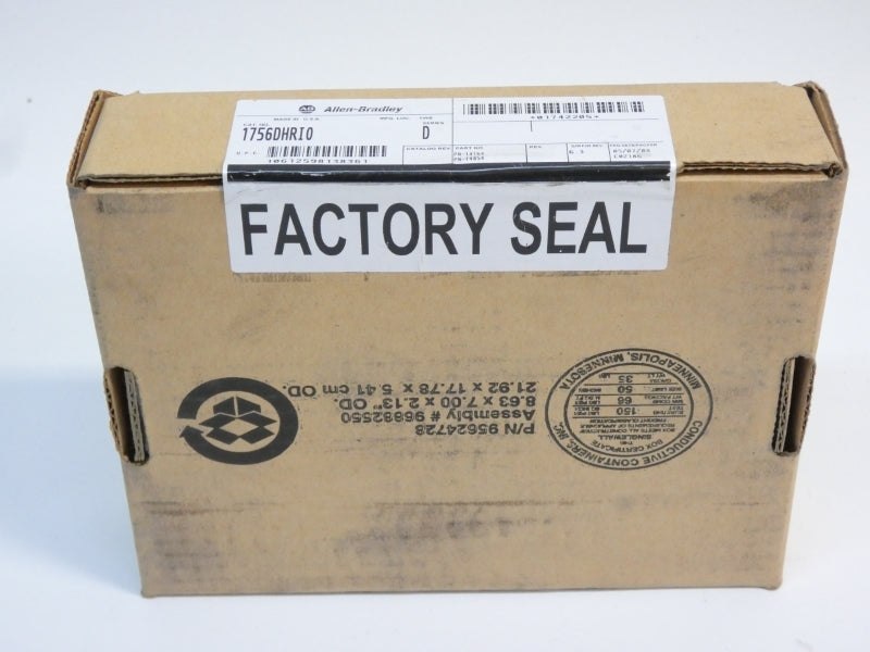 ALLEN BRADLEY 1756-DHRIO SER. D F/W 6.3 DATE: 2005 NSFS