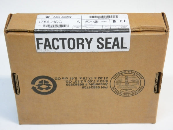 ALLEN BRADLEY 1756-HSC 95713708 SER. A REV. A01 F/W 1.6 DATE: 2012 NSFS