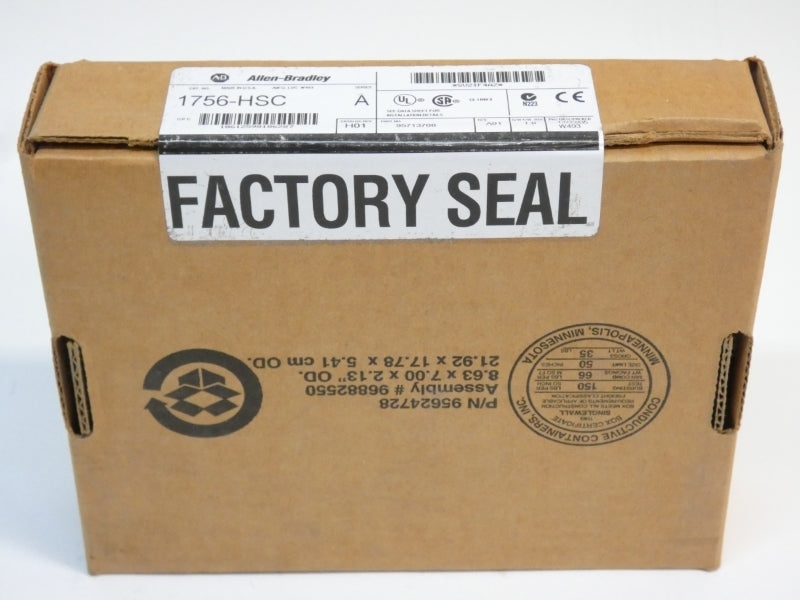 ALLEN BRADLEY 1756-HSC 95713708 SER. A REV. A01 F/W 1.6 DATE: 2012 NSFS