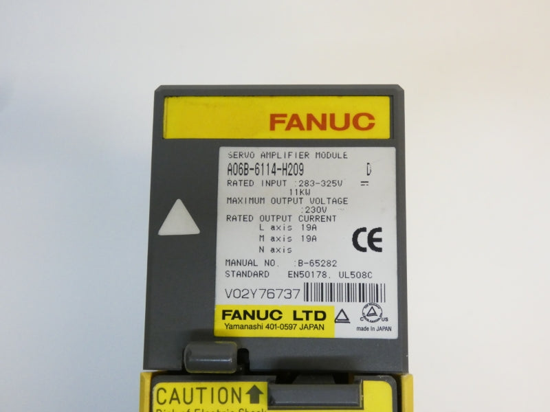 FANUC A06B-6114-H209 283-325V 19A UNMP