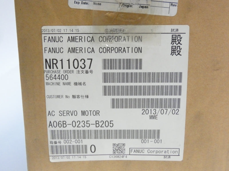 FANUC A06B-0235-B205 200-240V 11A NSMP