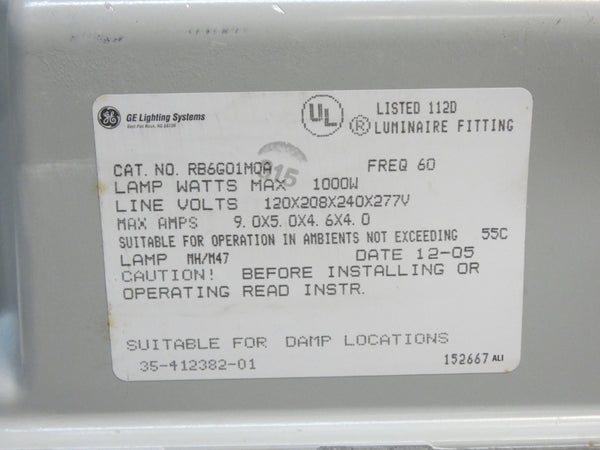 GENERAL ELECTRIC RB6G01M0A 277V 4.0A NSNP