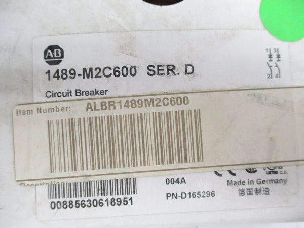ALLEN BRADLEY 1489-M2C600 SER. D 400V NSMP