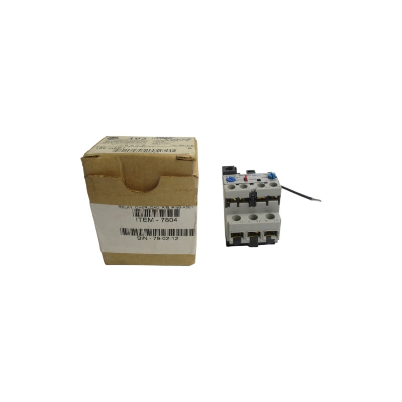 ALLEN BRADLEY 193-A5E1 SER. A 600V 1.6-5.0A (BR/WH) NSMP