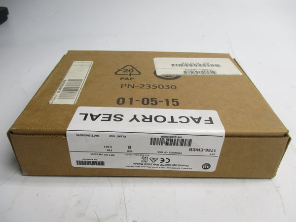 ALLEN BRADLEY 1756-EWEB SER. B F/W 5.001 DATE 2015 NSFS