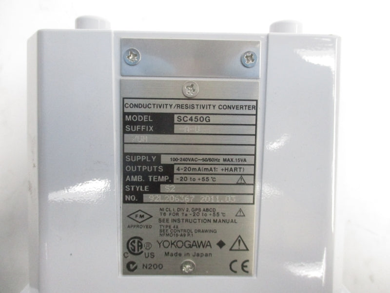 YOKOGAWA SC450G-A-U/UM 100-240VAC NSMP