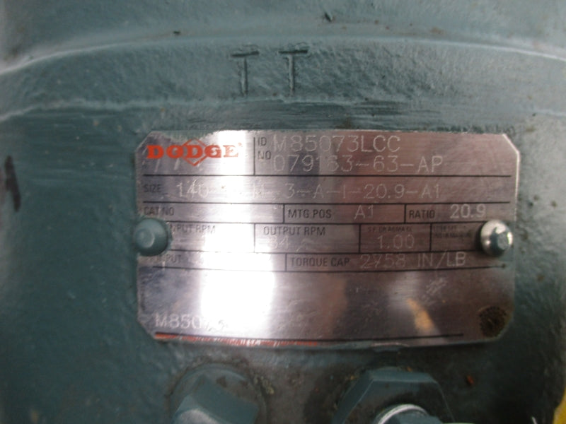 DODGE 140-D-M-3-A-1-20.9-A1 UNMP