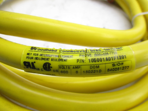 WOODHEAD 105001A01F1201 600V 8A NSNP