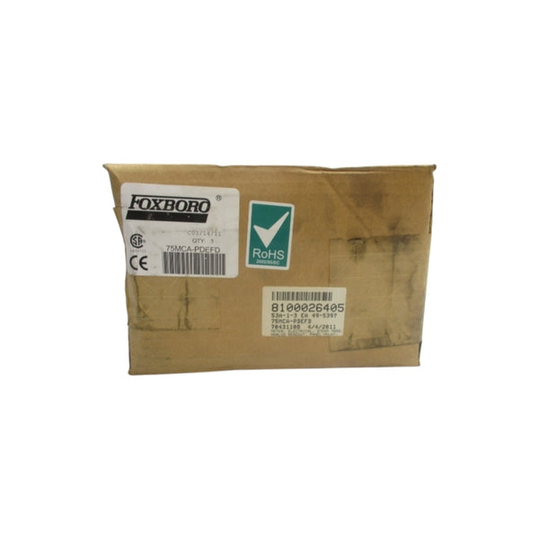 FOXBORO 75MCA-PDEFD NSFS