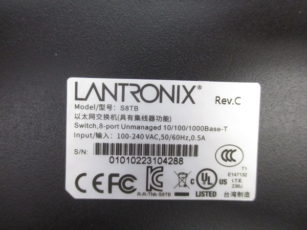 LANTRONIX S8TB 100-240VAC 0.5A NSMP