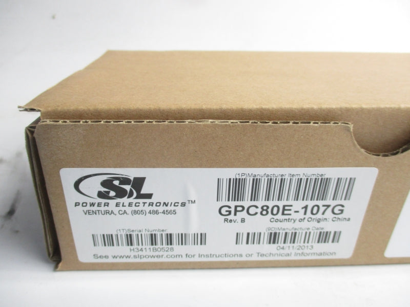 SL POWER ELECTRONICS GPC80E-107G REV. B NSMP