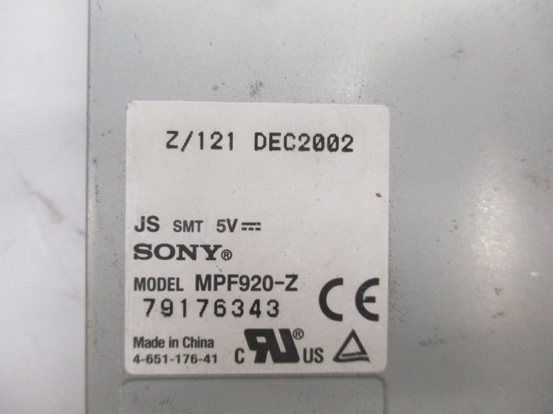 SONY MPF920-Z 5V UNMP