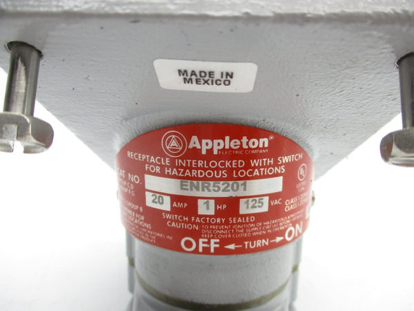 APPLETON ENR5201 125VAC 20A NSMP